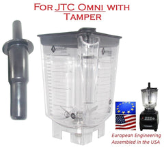 Alterna Jar fits JTC Omniblend Blenders - 80 oz with blade assembly + Tamper