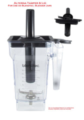 Tamper Accelerator Tool with LID  - Fits Blendtec Blender Jars, Made by Alterna USA