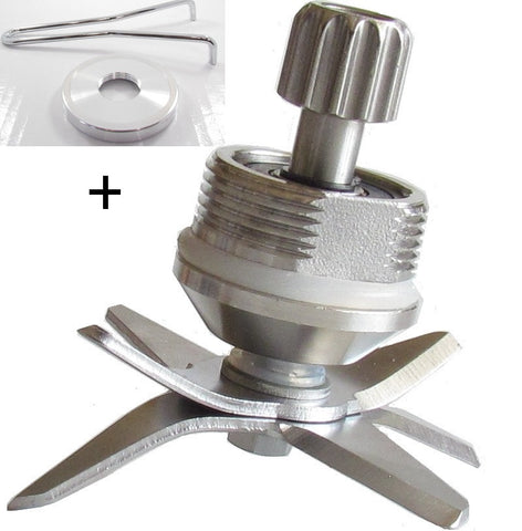 Blade Assembly Blending Unit for WARING MX type Blenders with Bottom Plate