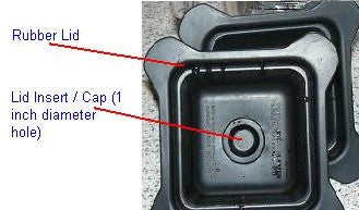 Blendtec Lid / Rubber Lid for Square Jar
