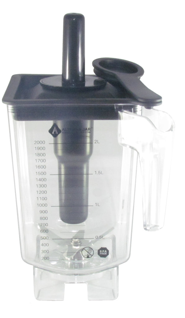 Alterna Jar for Blendtec Blenders 80 Oz, With Free Tamper and Extra Spare  Blade Assembly 
